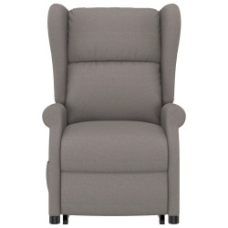 Fauteuil Taupe Tissu 