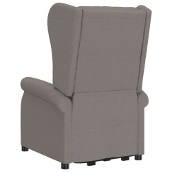 Fauteuil Taupe Tissu 
