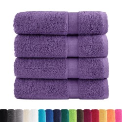 Essuie-mains de qualité supérieure SOLUND 4 pcs violet 600 g/m² 