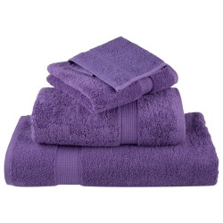 Essuie-mains de qualité supérieure SOLUND 4 pcs violet 600 g/m² 