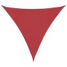 Voile d'ombrage 160 g/m² Rouge 5x5x5 m PEHD 