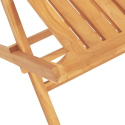 Ensemble à manger de jardin 5 pcs Bois de teck massif 