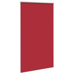 Store enrouleur occultant rouge largeur du tissu 126,6 cm 