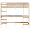 Lit superposé sans matelas 100x200 cm bois massif de pin 