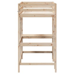 Lit superposé sans matelas 100x200 cm bois massif de pin 