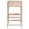 Lit superposé sans matelas 100x200 cm bois massif de pin 