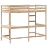 Lit superposé sans matelas 100x200 cm bois massif de pin 