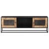 Meuble TV 120x30x40 cm Bois de manguier brut 