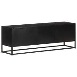 Meuble TV 120x30x40 cm Bois de manguier brut 
