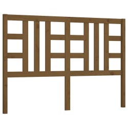 Tête de lit Marron miel 126x4x100 cm Bois massif de pin 