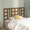Tête de lit Marron miel 126x4x100 cm Bois massif de pin 