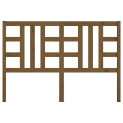 Tête de lit Marron miel 126x4x100 cm Bois massif de pin 