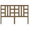 Tête de lit Marron miel 126x4x100 cm Bois massif de pin 