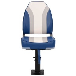 Sièges bateau lot de 2 piédestal hauteur réglable pivotant 360° 