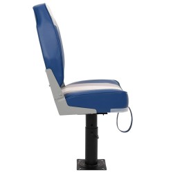Sièges bateau lot de 2 piédestal hauteur réglable pivotant 360° 