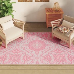 Tapis d'extérieur ARAKIL rose 140 x 200 cm PP 