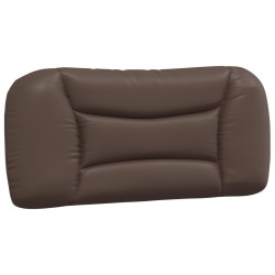 Lit avec matelas marron 80x200 cm similicuir 