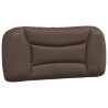 Lit avec matelas marron 80x200 cm similicuir 