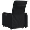 Fauteuil inclinable de massage électrique noir similicuir 