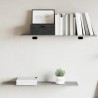 Panneaux de bibliothèque 4 pcs Gris béton 80x20x1,5cm Aggloméré 