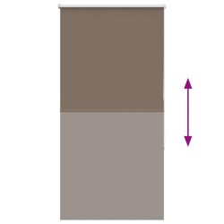 Store enrouleur occultant café 65x175cm largeur du tissu 60,7cm 