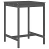 Ensemble de bar de jardin 5 pcs gris bois de pin massif 