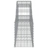 Paniers à gabions arqués 6 pcs 300x30x40/60 cm fer galvanisé 