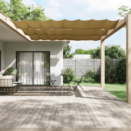 Auvent vertical Beige 180x360 cm Tissu oxford 