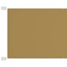Auvent vertical Beige 180x360 cm Tissu oxford 