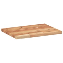 Dessus de table rectangulaire 40x30x2 cm bois massif d'acacia 
