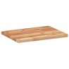 Dessus de table rectangulaire 40x30x2 cm bois massif d'acacia 