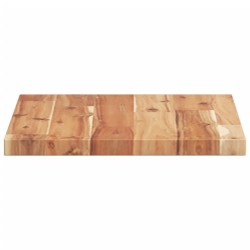 Dessus de table rectangulaire 40x30x2 cm bois massif d'acacia 