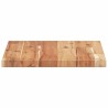 Dessus de table rectangulaire 40x30x2 cm bois massif d'acacia 
