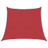 Voile d'ombrage 160 g/m² Rouge 3/4x3 m PEHD 
