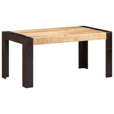 Table de salle à manger 160x80x76 cm Bois de manguier solide 