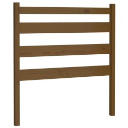 Tête de lit Marron miel 81x4x100 cm Bois massif de pin 