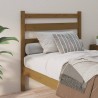 Tête de lit Marron miel 81x4x100 cm Bois massif de pin 