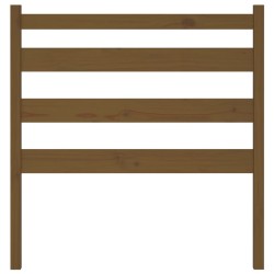 Tête de lit Marron miel 81x4x100 cm Bois massif de pin 