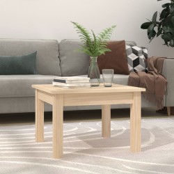 Table basse 45x45x30 cm Bois massif de pin 