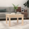 Table basse 45x45x30 cm Bois massif de pin 