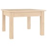 Table basse 45x45x30 cm Bois massif de pin 