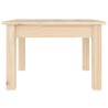 Table basse 45x45x30 cm Bois massif de pin 
