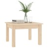 Table basse 45x45x30 cm Bois massif de pin 