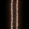 Guirlande lumineuse à LED groupées 400LED Blanc chaud 7,4 m PVC 