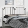 Tête de lit métal noir 135 cm 