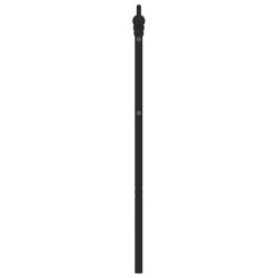 Tête de lit métal noir 135 cm 