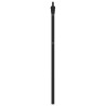 Tête de lit métal noir 135 cm 