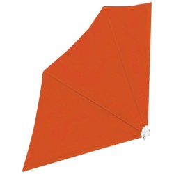 Auvent latéral pliable de balcon Terre cuite 140x140 cm 