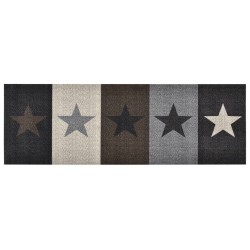 Tapis de sol de cuisine lavable Étoile 45x150 cm 