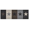 Tapis de sol de cuisine lavable Étoile 45x150 cm 
